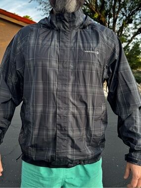 Merrell - Tumalo Hooded Full Zip Opti Shell Rain Jacket